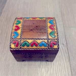 Jewelry hand made wood  box